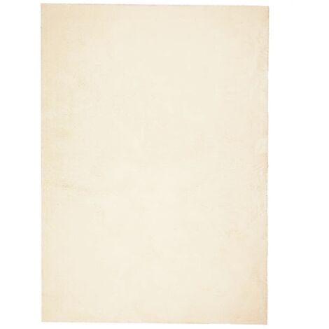 Tapis HUARTE à poils courts doux et lavable crème 240x340 (1/5)