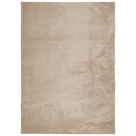 Tapis HUARTE à poils courts doux et lavable sable 240x340 (1/5)