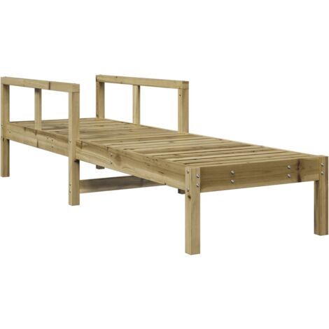 Chaise longue 199,5x62x55 bois de pin imprégné (1/5)