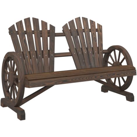Chaise de jardin Adirondack 2 places bois de sapin massif (1/5)