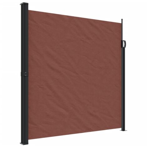 Auvent latéral rétractable marron 200x600 (1/5)