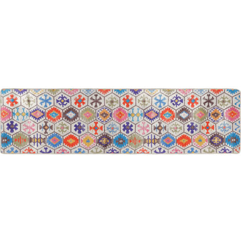Tapis lavable multicolore 80x300 antidérapant (1/5)