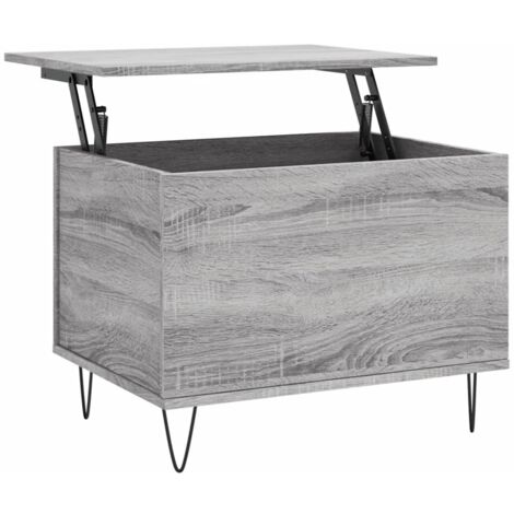 Table basse Sonoma gris 60x44,5x45 Bois d'ingénierie (1/5)