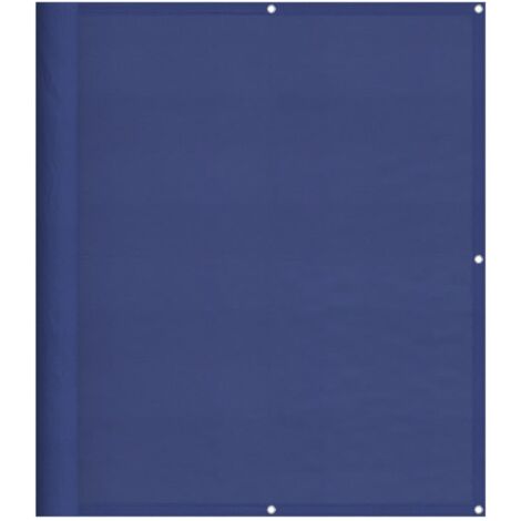 Écran de balcon bleu 120x700 100% polyester oxford (1/5)