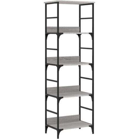 Bibliothèque sonoma gris 50x33x153 bois d'ingénierie (1/5)
