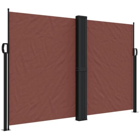 Auvent latéral rétractable marron 160x1200 (1/5)