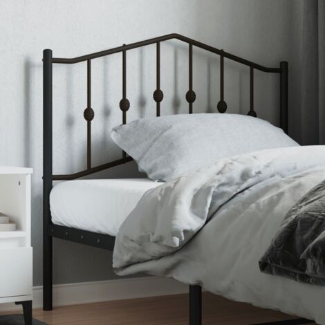 Tête de lit métal noir 100cm (1/5)