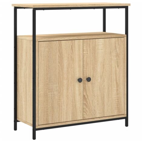 Buffet chêne sonoma 70x30x80 bois d'ingénierie (1/5)