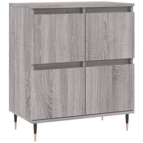 Buffet Sonoma gris 60x35x70 Bois d'ingénierie (1/5)