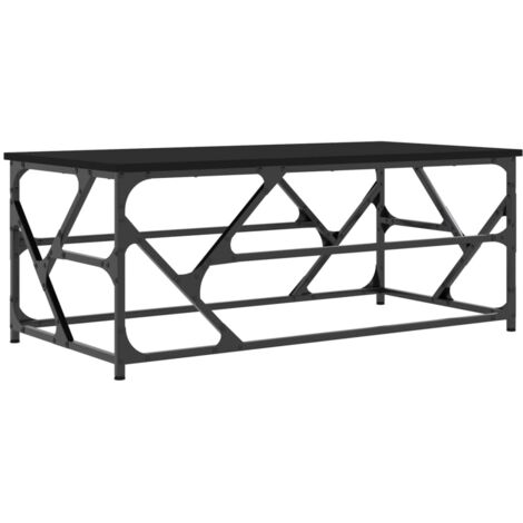 Table basse Noir 100x50x40 Bois d'ingénierie (1/5)