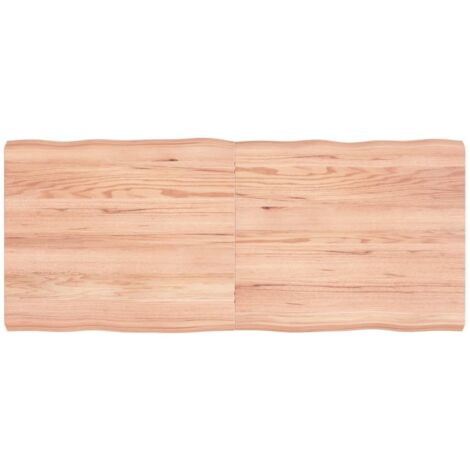 Dessus de table bois massif traité bordure assortie (1/5)