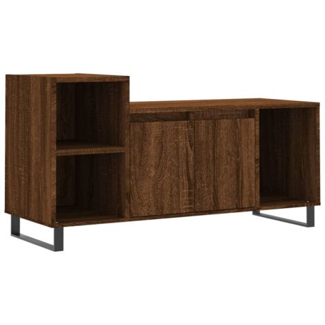 Meuble TV Chêne marron 100x35x55 Bois d'ingénierie (1/5)