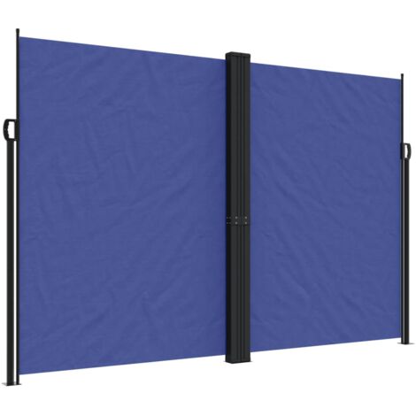 Auvent latéral rétractable bleu 220x600 (1/5)