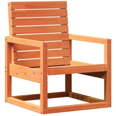Chaise de jardin marron 57,5x63x76 bois de pin massif (1/5)