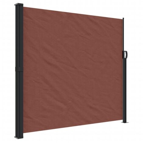Auvent latéral rétractable marron 180x600 (1/5)