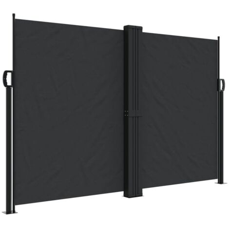 Auvent latéral rétractable noir 160x1200 (1/5)