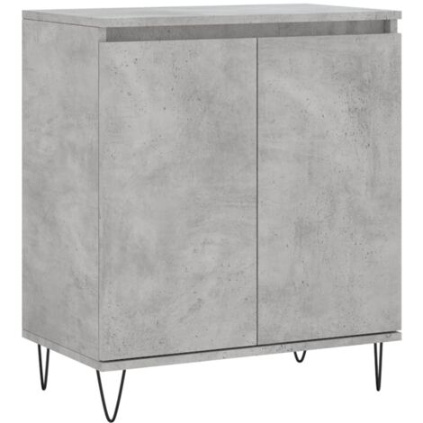 Buffet Gris béton 60x35x70 Bois d'ingénierie (1/5)