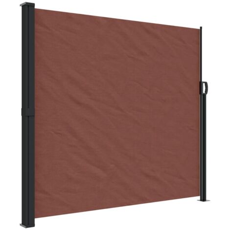 Auvent latéral rétractable marron 180x300 (1/5)