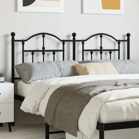 Tête de lit métal noir 150cm (1/5)