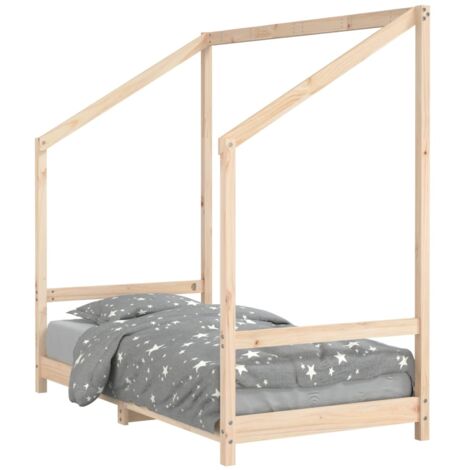 Cadre de lit pour enfant 80x160 bois de pin massif (1/5)