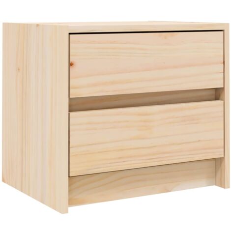 Table de chevet 40x31x35,5 bois de pin massif (1/5)