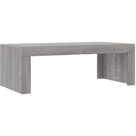Table basse sonoma gris 102x50x36 bois d'ingénierie (1/5)