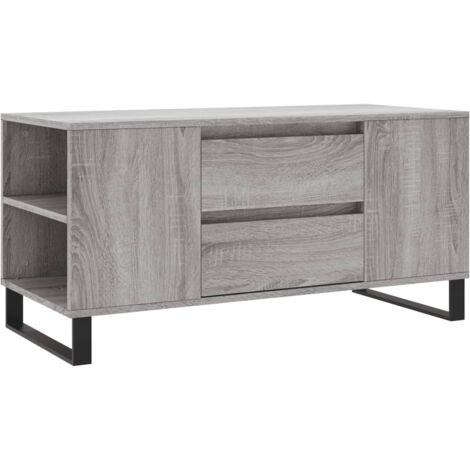 Table basse sonoma gris 102x44,5x50 bois d'ingénierie (1/5)