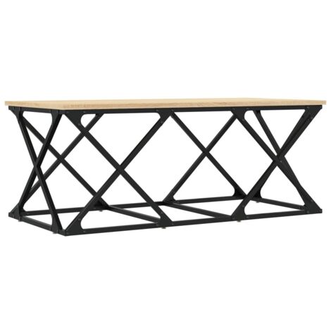 Table basse chêne sonoma 100x49x40 bois d'ingénierie (1/5)