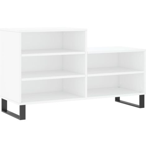 Armoire à chaussures Blanc 102x36x60 Bois d'ingénierie (1/5)