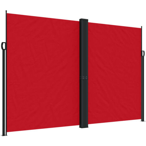 Auvent latéral rétractable rouge 220x600 (1/5)