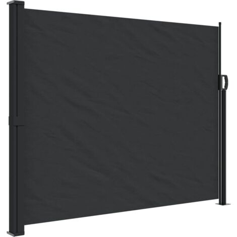 Auvent latéral rétractable noir 160x600 (1/5)