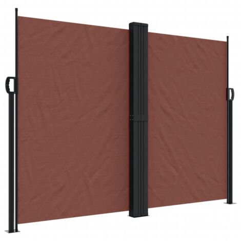 Auvent latéral rétractable marron 180x600 (1/5)