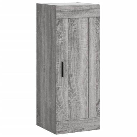 Armoire murale sonoma gris 34,5x34x90 bois d'ingénierie (1/5)