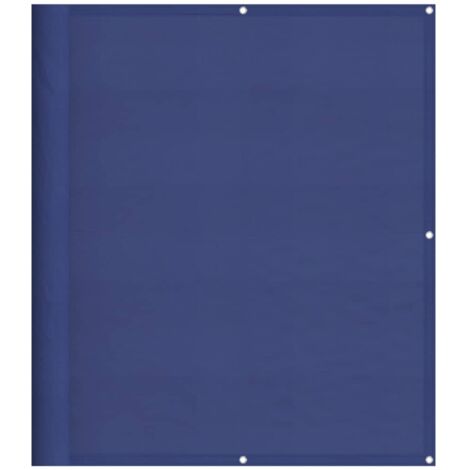 Écran de balcon bleu 120x800 100% polyester oxford (1/5)