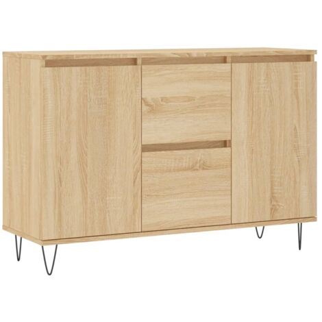 Buffet chêne sonoma 104x35x70 bois d'ingénierie (1/5)