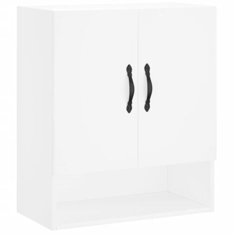 Armoire murale blanc 60x31x70 bois d'ingénierie (1/5)