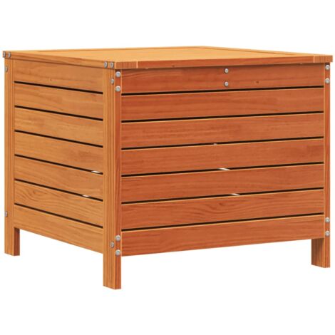 Repose-pied jardin marron 62x63,5x53,5 bois pin massif (1/5)