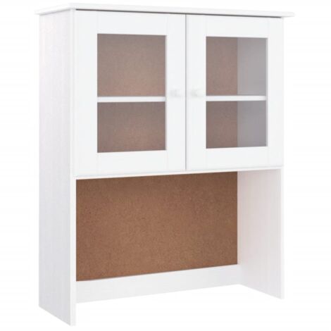 Dessus de commode ALTA blanc 77x30x92 bois massif de pin (1/5)