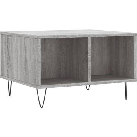 Table basse Sonoma gris 60x50x36,5 Bois d'ingénierie (1/5)