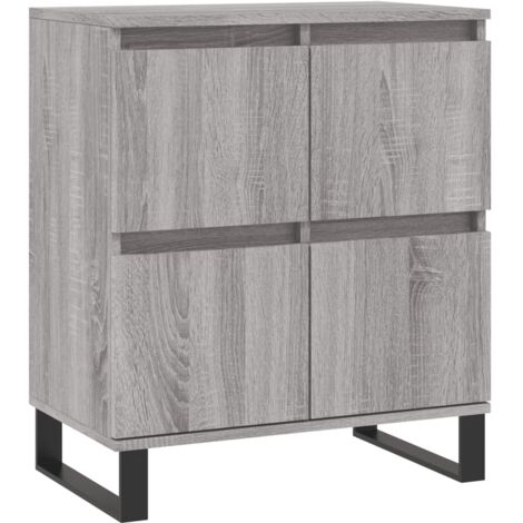Buffet Sonoma gris 60x35x70 Bois d'ingénierie (1/5)