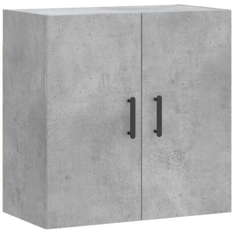 Armoire murale gris béton 60x31x60 bois d'ingénierie (1/5)
