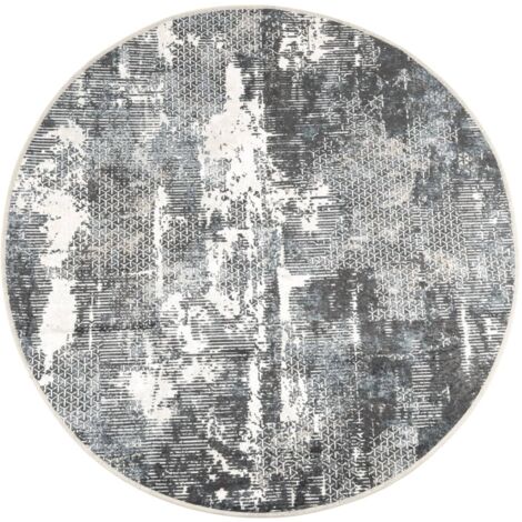 Tapis lavable multicolore Ø 120cm antidérapant (1/5)