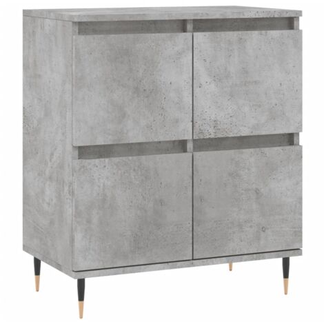Buffet Gris béton 60x35x70 Bois d'ingénierie (1/5)