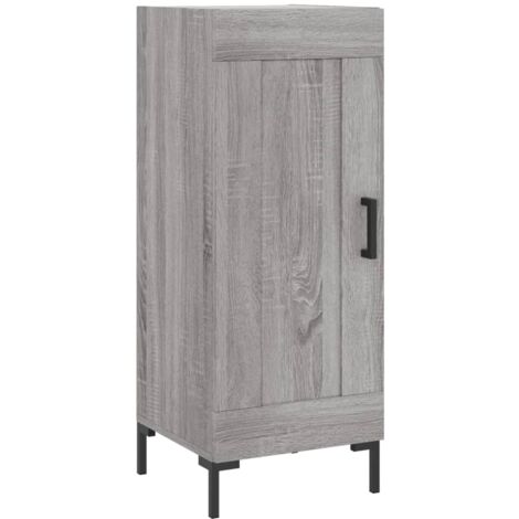 Buffet Sonoma gris 34,5x34x90 Bois d'ingénierie (1/5)