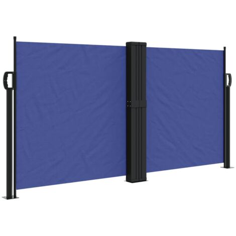 Auvent latéral rétractable bleu 120x1200 (1/5)
