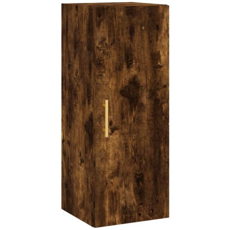 Armoire murale chêne fumé 34,5x34x90 (1/5)