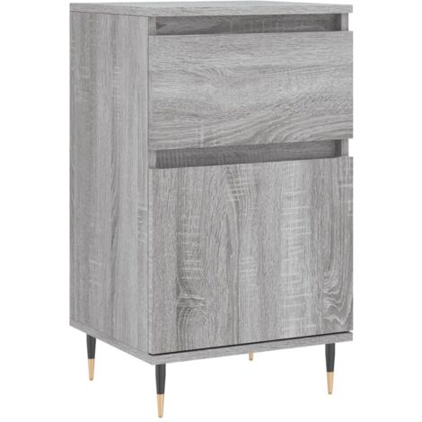 Buffet sonoma gris 40x35x70 bois d'ingénierie (1/5)