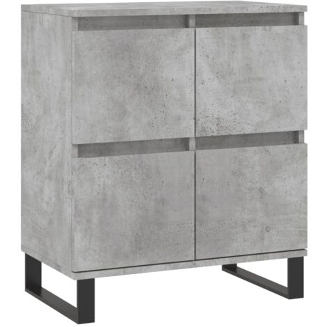 Buffet Gris béton 60x35x70 Bois d'ingénierie (1/5)