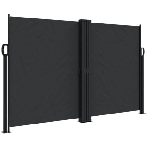 Auvent latéral rétractable noir 140x1200 (1/5)