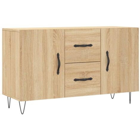 Buffet chêne sonoma 100x36x60 bois d'ingénierie (1/5)